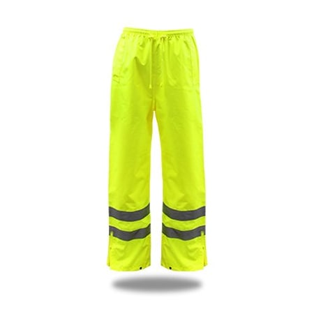 Safety Works MED HiVis YEL Rain Pant 3NR3000M